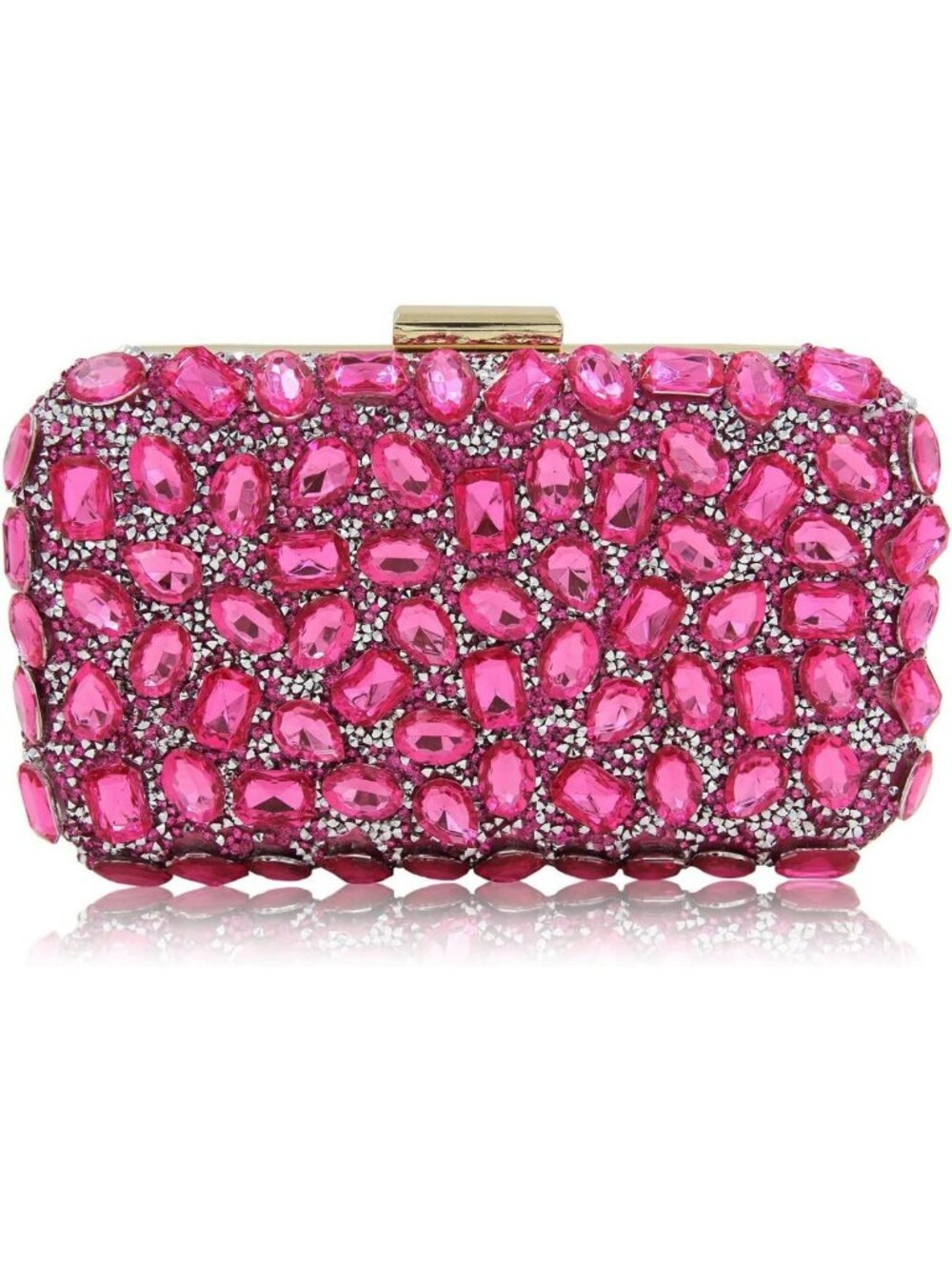 Elegant Crystal Clutch Purse for Women | Evening Bag, Gemstone Wedding Accessory